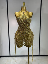 Load image into Gallery viewer, Aliya Sequin Mesh Dress Set