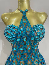 Load image into Gallery viewer, Aliya Sequin Mesh Dress Set