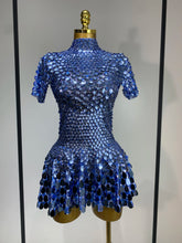 Load image into Gallery viewer, Scale Sequin Bodysuit Dress