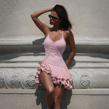 Load image into Gallery viewer, Genie Ruffle Asymmetrical Dress