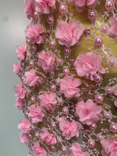 Load image into Gallery viewer, Flower Pearls Mini Dress