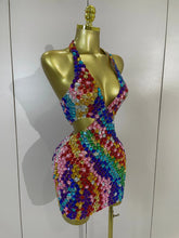 Load image into Gallery viewer, Diamond In The Sky Mini Dress