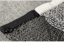 Load image into Gallery viewer, Sparkle Fishnet Rhinestone Trouser