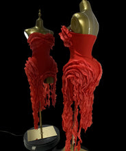 Load image into Gallery viewer, Ali Fringe Bandage Midi Dress