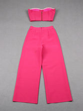 Load image into Gallery viewer, Rose Bandage Pants Set