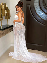 Load image into Gallery viewer, Tatiana Mesh Maxi Dress