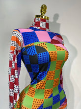 Load image into Gallery viewer, Colorful Print Rhinestone Jumpsuit