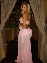 Load image into Gallery viewer, Olivia Ruched Maxi Dress