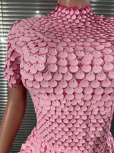 Load image into Gallery viewer, Scale Sequin Bodysuit Dress