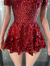Load image into Gallery viewer, Scale Sequin Bodysuit Dress