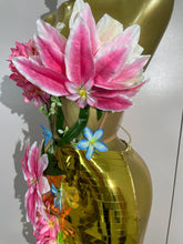 Load image into Gallery viewer, 3D Flower Golden Skirt Set
