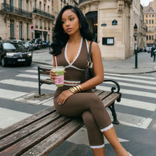 Load image into Gallery viewer, Maddie Knit Capri Pants Set