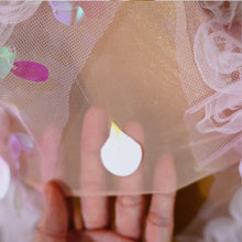 Load image into Gallery viewer, Floral Petal Mesh Mini Dress