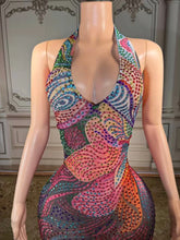 Load image into Gallery viewer, Opulent Crystal Backless Dress