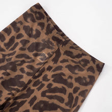 Load image into Gallery viewer, Wild Nights Leopard Mesh Pants Set