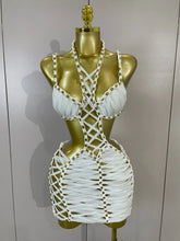 Load image into Gallery viewer, Kayda Luxe Mini Dress- White