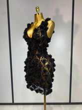Load image into Gallery viewer, Flower Pearls Mini Dress