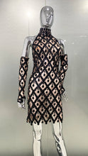 Load image into Gallery viewer, Shinning Crystal Mesh Dress