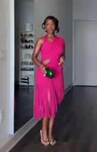 Load image into Gallery viewer, Maresa Tassel Hem Dress