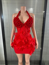 Load image into Gallery viewer, Glamorous 3D Flower Bandage Dress