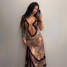 Load image into Gallery viewer, Passion Aesthetic Maxi Dress