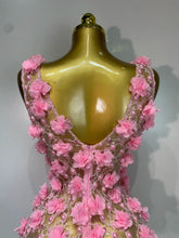 Load image into Gallery viewer, Flower Pearls Mini Dress