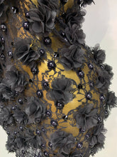 Load image into Gallery viewer, Flower Pearls Mini Dress