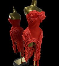 Load image into Gallery viewer, Ali Fringe Bandage Midi Dress