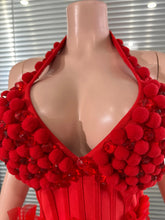 Load image into Gallery viewer, Glamorous 3D Flower Bandage Dress