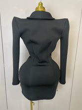 Load image into Gallery viewer, Pearls Blazer Mini Dress