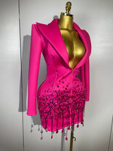 Load image into Gallery viewer, Pearls Blazer Mini Dress