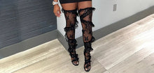 Load image into Gallery viewer, Lace Ruffles Tassel Dress Set