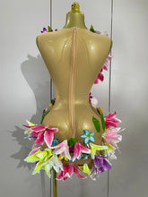Load image into Gallery viewer, Flowers Mesh Mini Dress