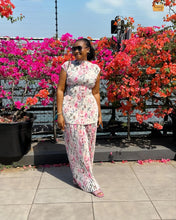 Load image into Gallery viewer, Sonya Floral Pleated Pants Set