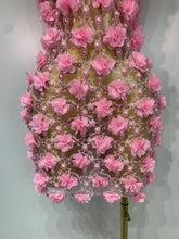 Load image into Gallery viewer, Flower Pearls Mini Dress