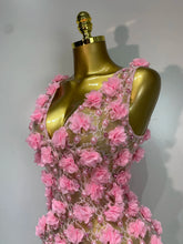 Load image into Gallery viewer, Flower Pearls Mini Dress