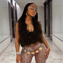 Load image into Gallery viewer, Gabby Fur Vest Coat