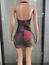 Load image into Gallery viewer, Opulent Crystal Mini Dress
