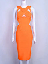 Load image into Gallery viewer, Criss Cross Bandage Dress