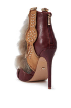 Load image into Gallery viewer, Vintage Furry Heeled Boots