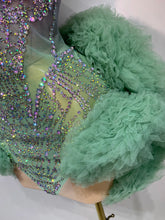 Load image into Gallery viewer, Green Luxe Mesh Dress