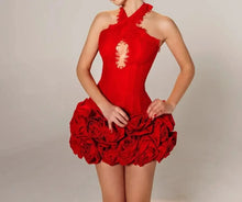 Load image into Gallery viewer, Tatiana Flower Bandage Dress