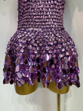 Load image into Gallery viewer, Scale Sequin Bodysuit Dress