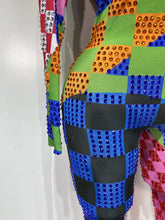 Load image into Gallery viewer, Colorful Print Rhinestone Jumpsuit