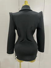 Load image into Gallery viewer, Pearls Blazer Mini Dress