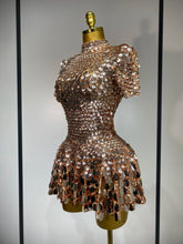 Load image into Gallery viewer, Scale Sequin Bodysuit Dress