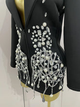 Load image into Gallery viewer, Pearls Blazer Mini Dress