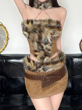 Load image into Gallery viewer, Wild Retro Fur Skirt