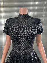Load image into Gallery viewer, Scale Sequin Bodysuit Dress