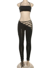 Load image into Gallery viewer, Iris Lace Up Pants Set